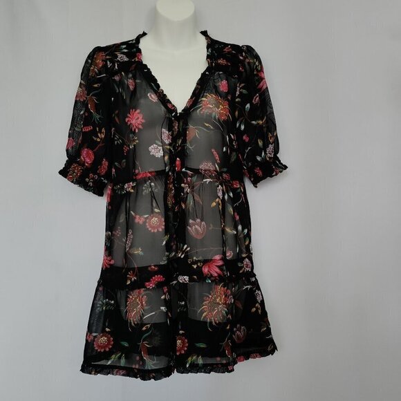 Anthropologie Size Small Salzburg Sheer Tunic Blouse - Picture 1 of 2